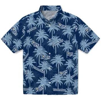 tampa bay rays palm grove navy hawaiian shirts best selling