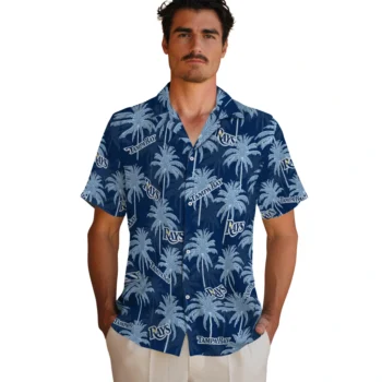 tampa bay rays palm grove navy hawaiian shirts fashion forward