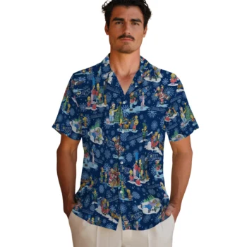 tampa bay rays simpsons christmas navy hawaiian shirts fashion forward