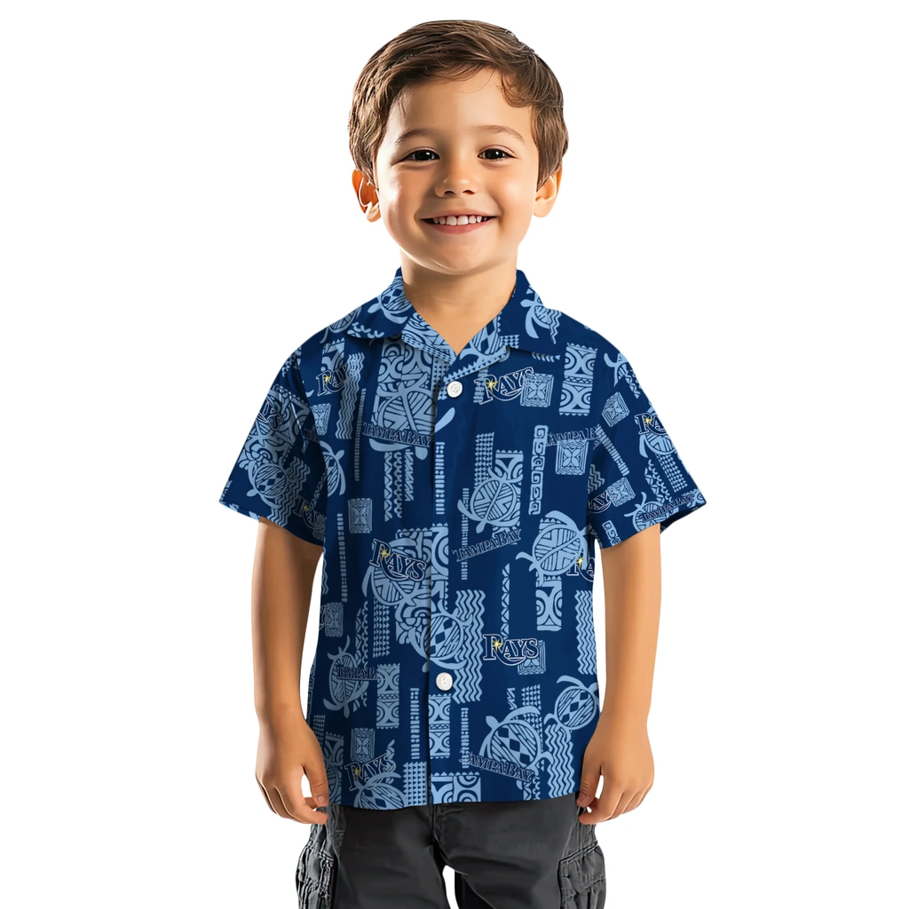 Tampa Bay Rays Hawaiian Shirt - Turtle Lines tampa bay rays turtle lines navy hawaiian shirts top rated