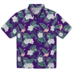 TCU Horned Frogs Hawaiian Shirt – Flamingo and Hibiscus