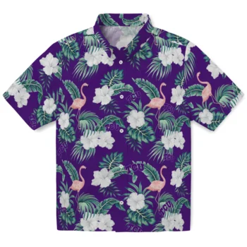 tcu horned frogs flamingo palms purple hawaiian shirts best selling