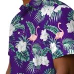 TCU Horned Frogs Hawaiian Shirt – Flamingo and Hibiscus