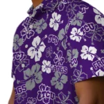 TCU Horned Frogs Hawaiian Shirt – Hibiscus Flower Design
