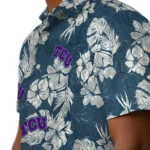 TCU Horned Frogs Hawaiian Shirt – Hibiscus Flowers