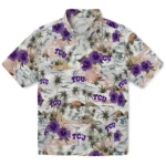 TCU Horned Frogs Hawaiian Shirt – Hibiscus Seaside