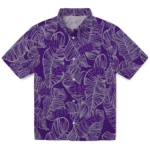 TCU Horned Frogs Hawaiian Shirt – Leaf Outline