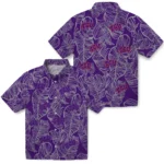 TCU Horned Frogs Hawaiian Shirt – Leaf Outline