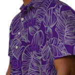 TCU Horned Frogs Hawaiian Shirt – Leaf Outline