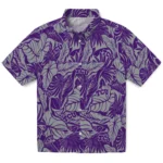 TCU Horned Frogs Hawaiian Shirt – Monstera Layer