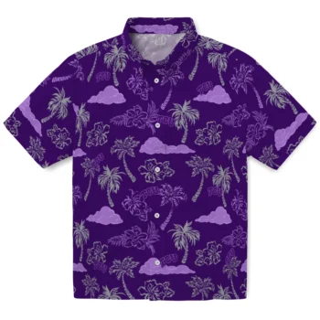 tcu horned frogs palm and clouds purple hawaiian shirts best selling