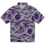 TCU Horned Frogs Hawaiian Shirt – Palm Sunset