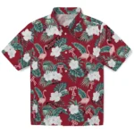 Temple Owls Hawaiian Shirt – Flamingo and Hibiscus