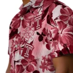 Temple Owls Hawaiian Shirt – Hibiscus Arrangement
