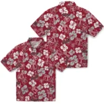 Temple Owls Hawaiian Shirt – Hibiscus Flower Design