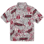 Temple Owls Hawaiian Shirt – Hibiscus Overlay