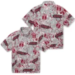 Temple Owls Hawaiian Shirt – Hibiscus Overlay