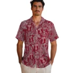 Temple Owls Hawaiian Shirt – Leaf Outline