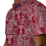 Temple Owls Hawaiian Shirt – Leaf Outline
