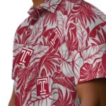 Temple Owls Hawaiian Shirt – Monstera Layer