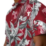 Temple Owls Hawaiian Shirt – Palm Leaves
