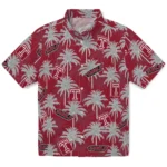 Temple Owls Hawaiian Shirt – Palm Tree Motif