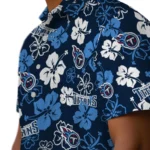Tennessee Titans Hawaiian Shirt – Hibiscus Flower Design