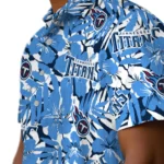 Tennessee Titans Hawaiian Shirt – Hibiscus Overlay