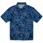 Tennessee Titans Hawaiian Shirt – Leaf Outline