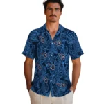 Tennessee Titans Hawaiian Shirt – Leaf Outline