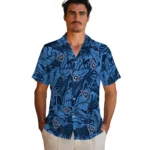 Tennessee Titans Hawaiian Shirt – Monstera Layer