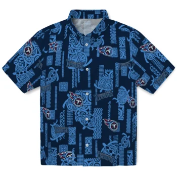 tennessee titans turtle lines navy hawaiian shirts best selling