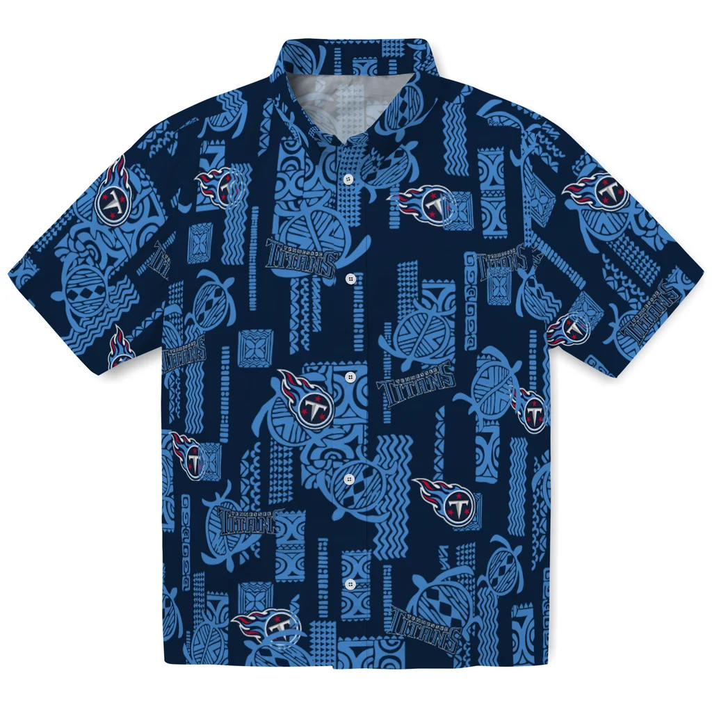 Tennessee Titans Hawaiian Shirt - Turtle Lines tennessee titans turtle lines navy hawaiian shirts best selling