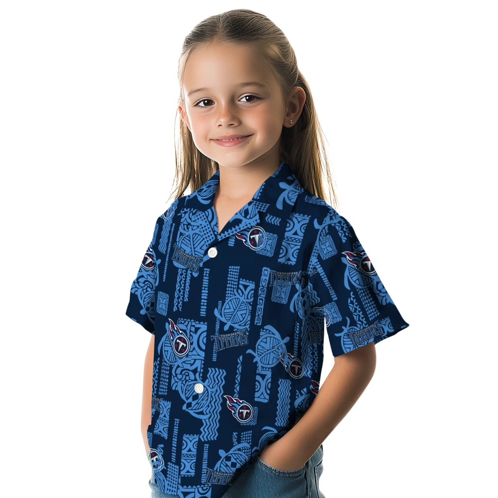 Tennessee Titans Hawaiian Shirt - Turtle Lines tennessee titans turtle lines navy hawaiian shirts premium grade