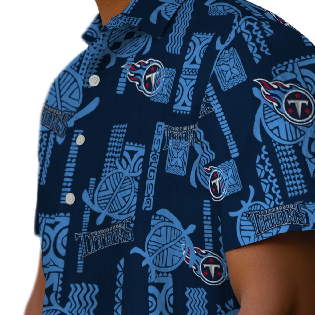 Tennessee Titans Hawaiian Shirt - Turtle Lines tennessee titans turtle lines navy hawaiian shirts trendy