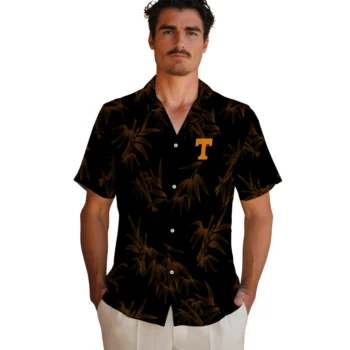 tennessee volunteers bamboo branches orange black hawaiian shirts fashion forward
