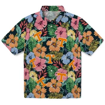 tennessee volunteers brilliant hibiscus garden hawaiian shirts best selling