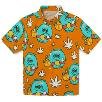 tennessee volunteers bong smile orange hawaiian shirts best selling