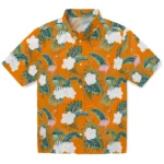 Tennessee Volunteers Hawaiian Shirt – Flamingo and Hibiscus
