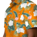 Tennessee Volunteers Hawaiian Shirt – Flamingo and Hibiscus