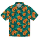 Tennessee Volunteers Hawaiian Shirt – Hibiscus and Palm Leaves