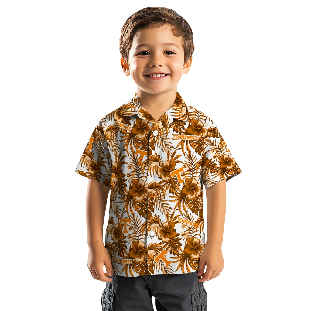 Tennessee Volunteers Hawaiian Shirt - Hibiscus Exotic tennessee volunteers hibiscus exotic orange hawaiian shirts top rated