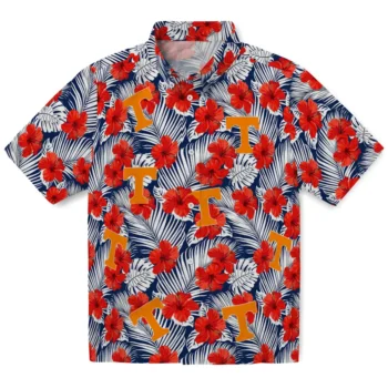 tennessee volunteers hibiscus fiesta red royal blue hawaiian shirts best selling