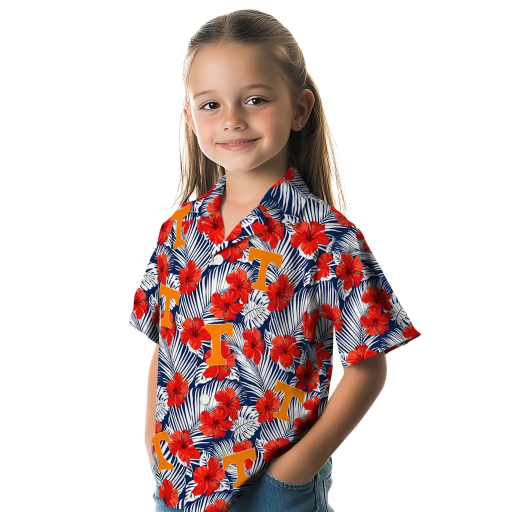 Tennessee Volunteers Hawaiian Shirt - Hibiscus Fiesta tennessee volunteers hibiscus fiesta red royal blue hawaiian shirts premium grade