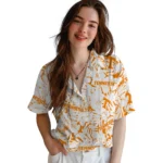 Tennessee Volunteers Hawaiian Shirt – Hibiscus Overlay