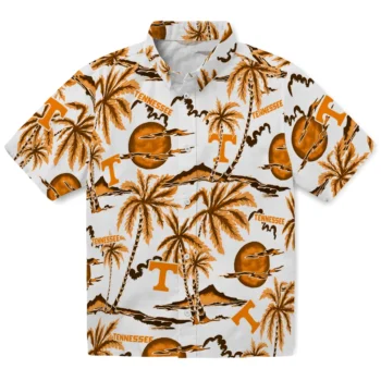 tennessee volunteers palm sunset hawaiian shirts best selling