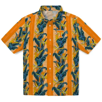 tennessee volunteers paradise vines orange hawaiian shirts best selling