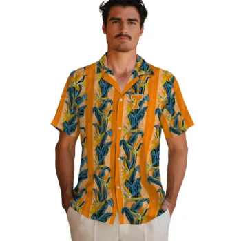 tennessee volunteers paradise vines orange hawaiian shirts fashion forward