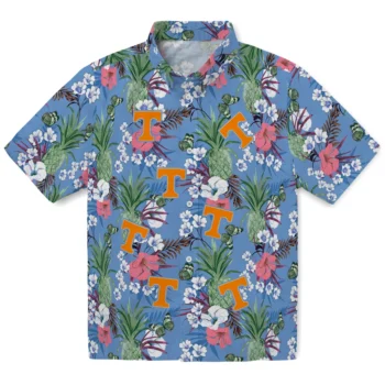 tennessee volunteers pineapple bouquet best sky blue hawaiian shirts best selling