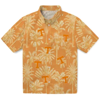 tennessee volunteers palm shadows orange hawaiian shirts best selling
